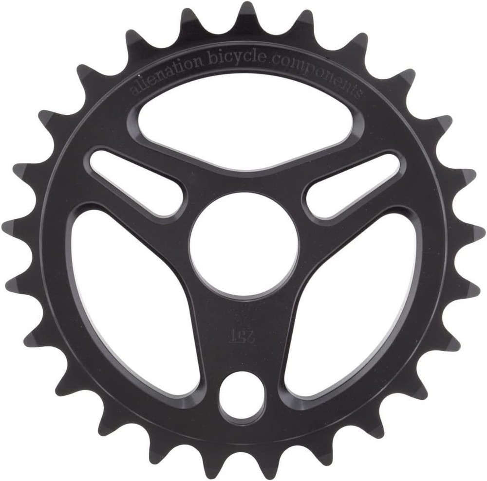 ALIENATION CHAINRING AN 1pc 25T 1/8 ENTERPRISE BK