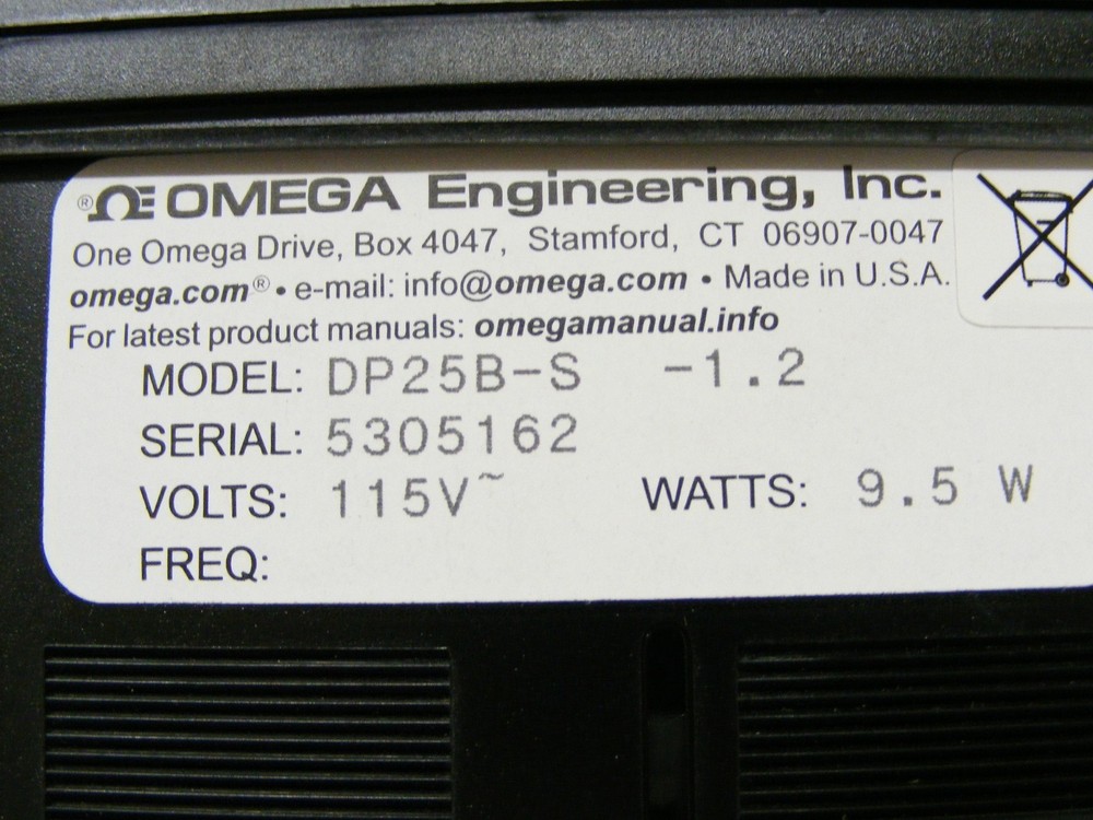 Omega DP25B-S Meter (zz14)
