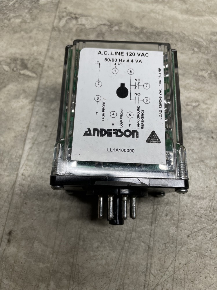 Anderson Instruments LL1A100000 Liquid Level Control Plug In Module, New