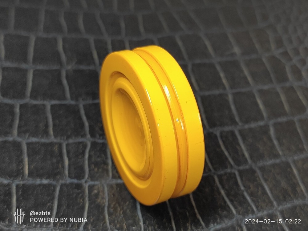 Catalin Bakelite Backgammon Chip Disc Turned Butterscotch Gold 1.72" Replacement