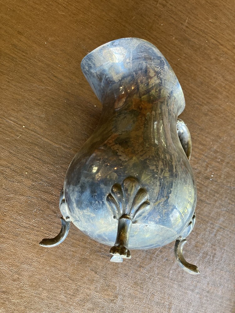 Antique Ornate Silver Pitcher