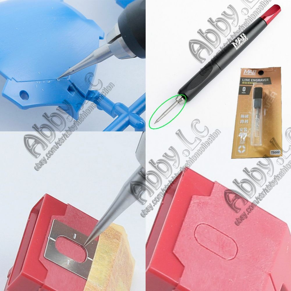 MADWORKS Model Scriber Craft Chisel Tools Tungsten Line Engaver without handle