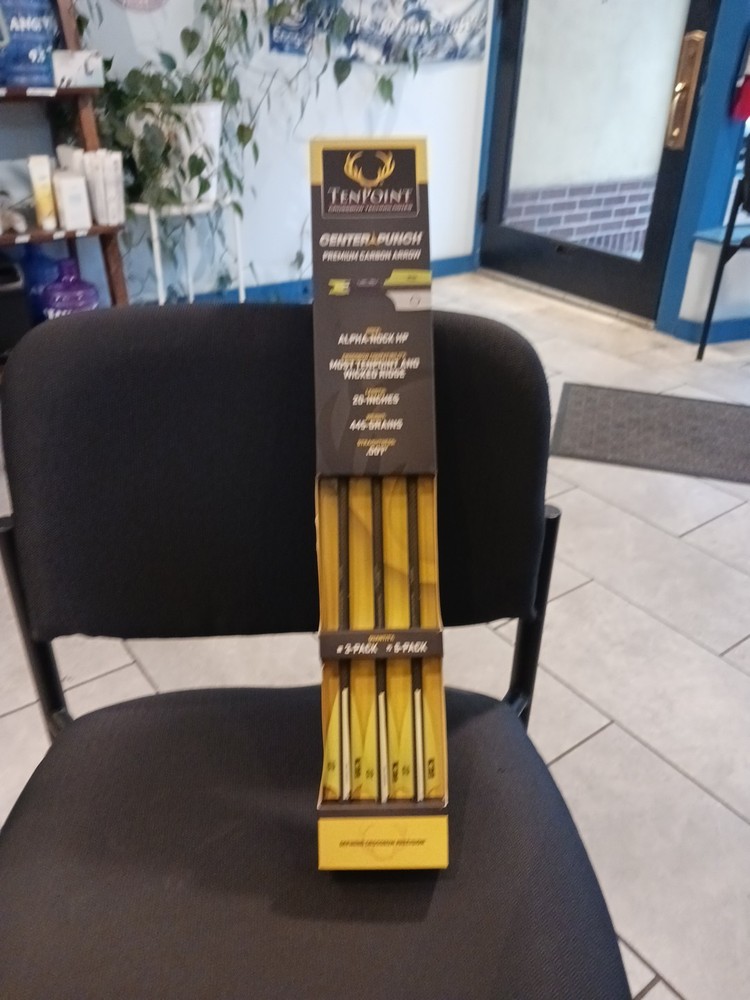 TenPoint Center Punch Carbon Arrows, 20", .003", 6 Pack 1 Missing