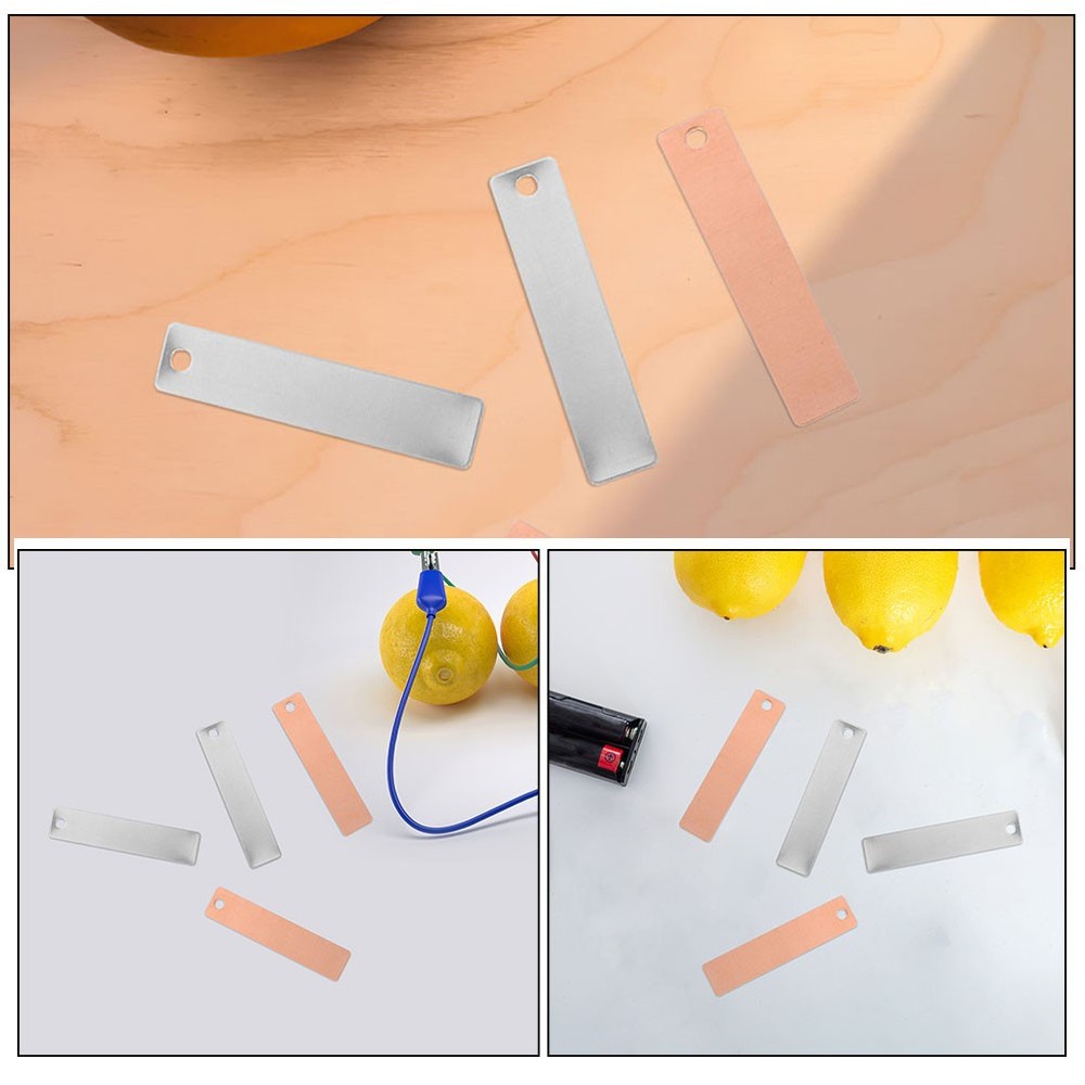 8 Pairs Zinc Anode Strip for Electroplating Plates
