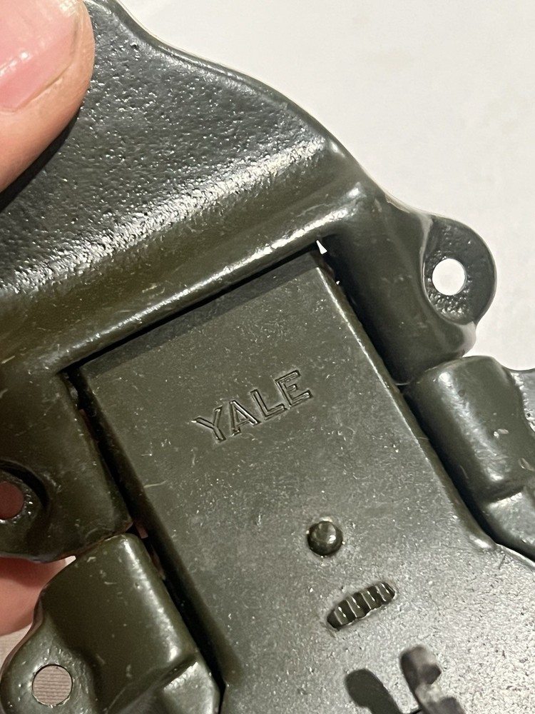 1943 Yale & Towne MFG. Military Locker Trunk Lock With Keys