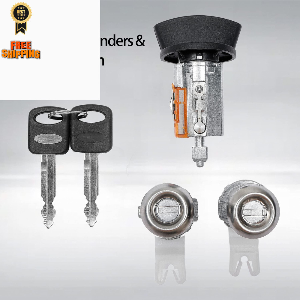 Door Lock Cylinders & Ignition Switch with Keys | 97-07 &