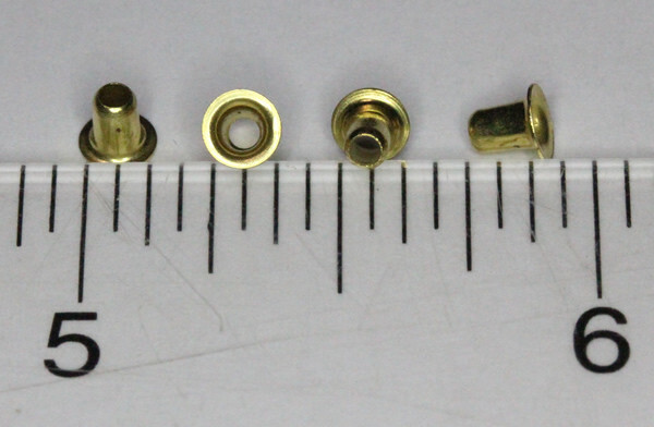 200 Brass Lure Rivets blade stops on buzz baits and inline spinners hobby modeli