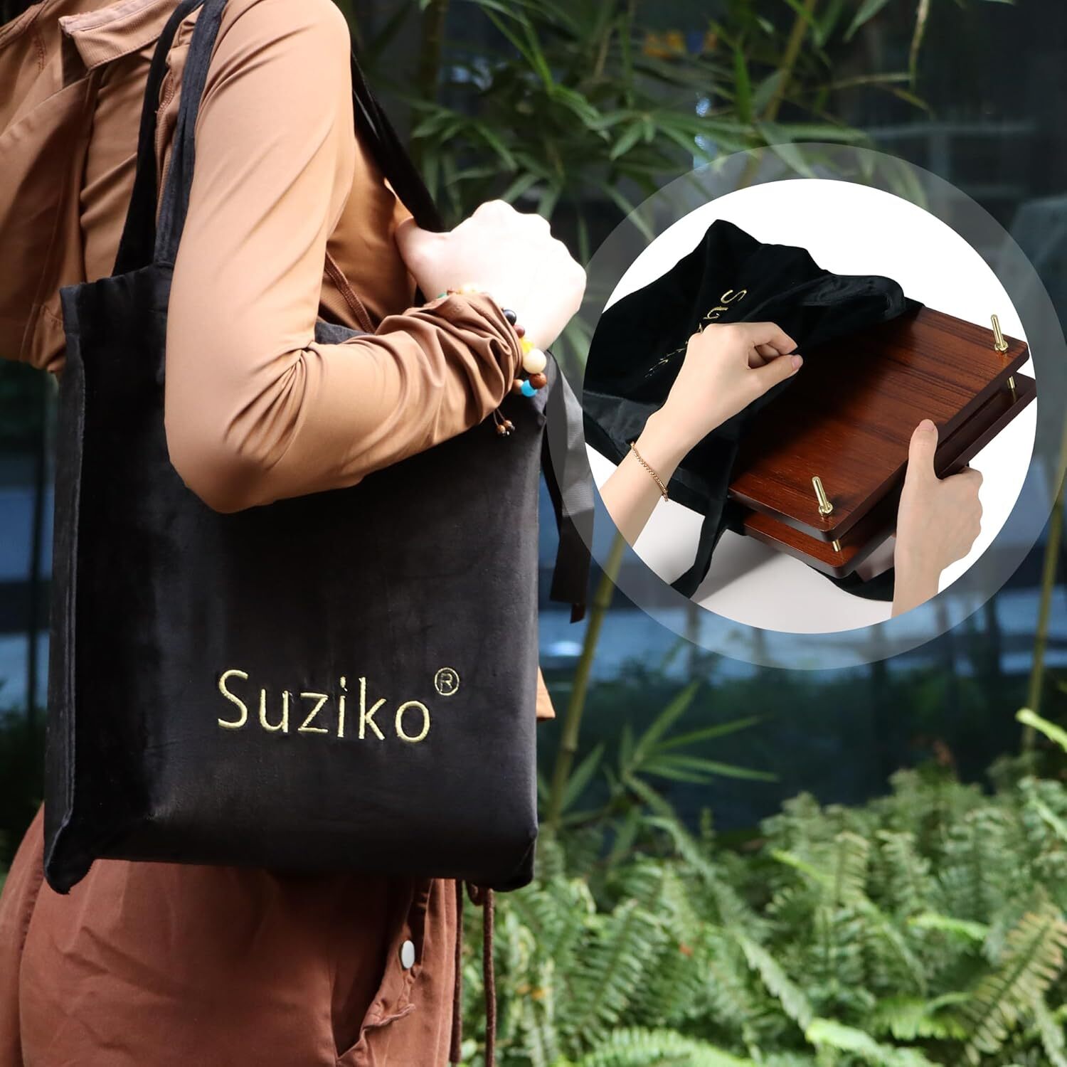 Flower Press-Flower Press Kit 10x10 inches with Storage Bag,Large Wooden Flower