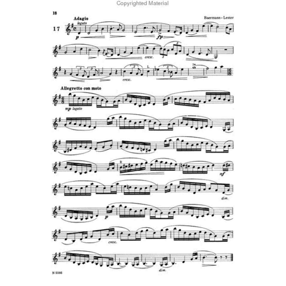 The Advancing Clarinetist, Clarinet