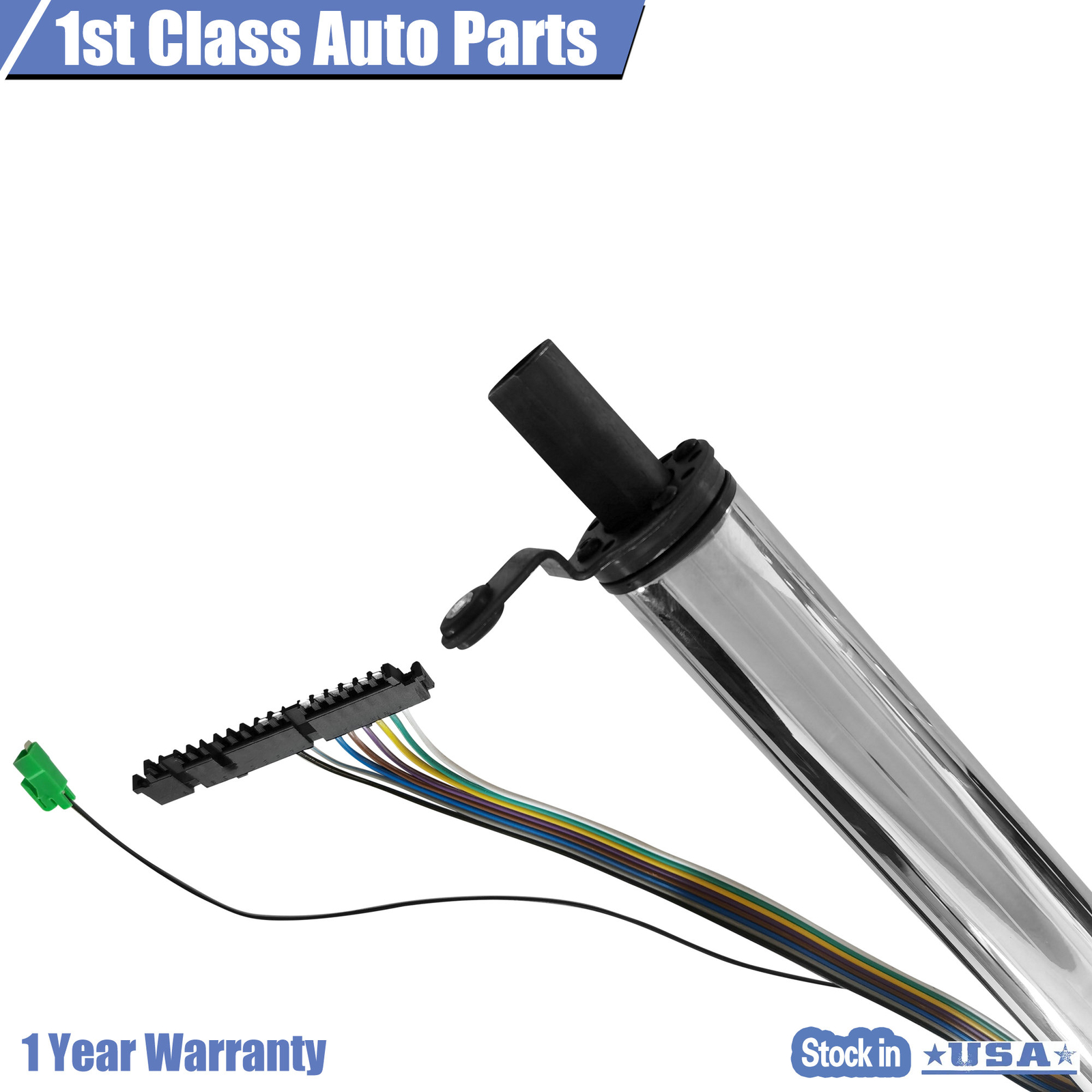 30" Auto Column Shift Tilt Steering Column Indicator W/ Wheel Adapter Chrome