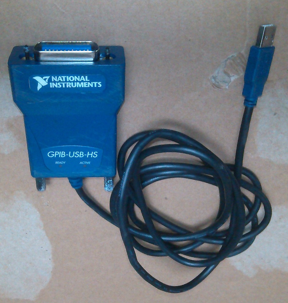 National Instruments NI GPIB-USB-HS Interface Adapter / Tested
