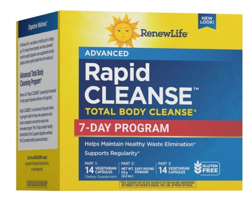 Rapid Cleanse Total Body Cleanse | 7 Day Program | 3 Part Kit (free ship)