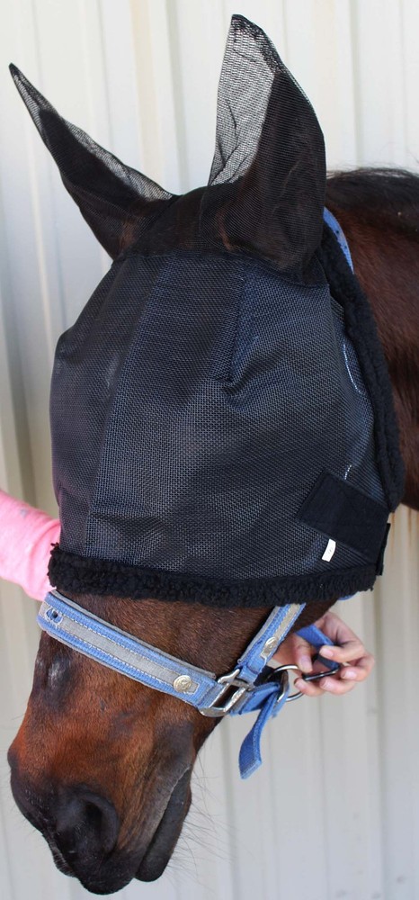 FlyMask Summer Spring Airflow Mesh  FORMAY Black Flymask 73241S