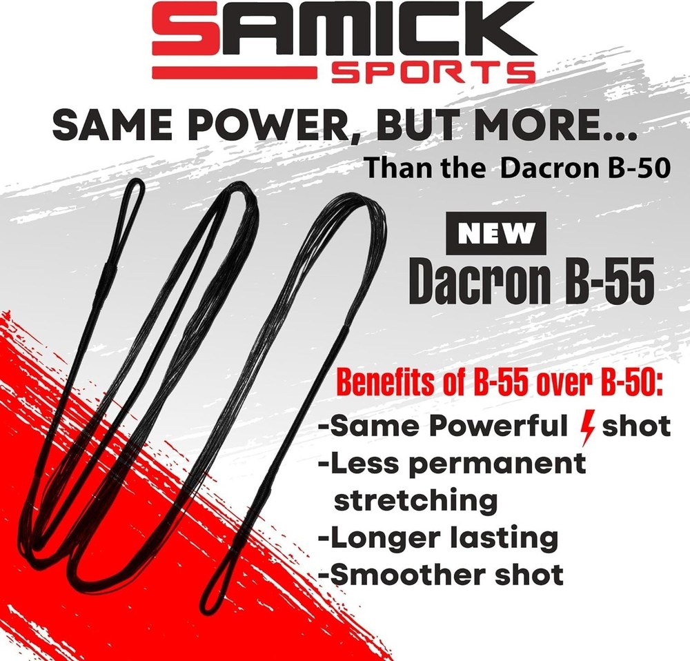 Dacron Bow String Replacement for Archery Recurve Traditional & Longbow Bows ...