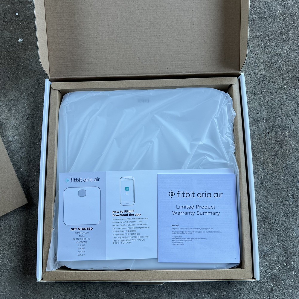 Fitbit Aria Air Bluetooth Digital Body Weight and BMI Smart Scale