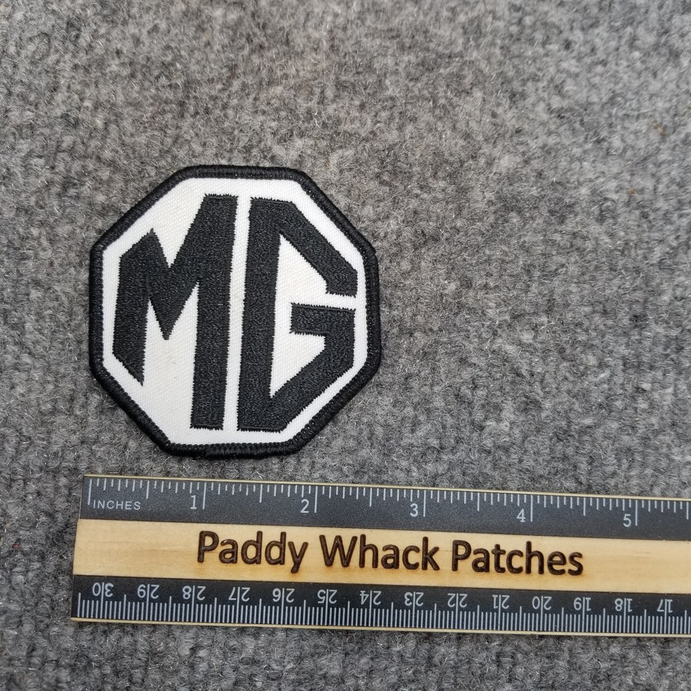 Vintage MG Patch Car Auto K7