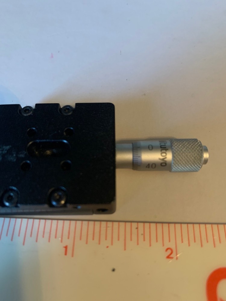 POSITIONING PLATFORM, Mitutoyo Micrometer Head