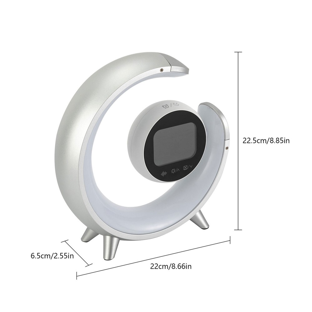 USB LED Desk Home Office Bedside Night Light Reading Lamp,Round,Touch Control