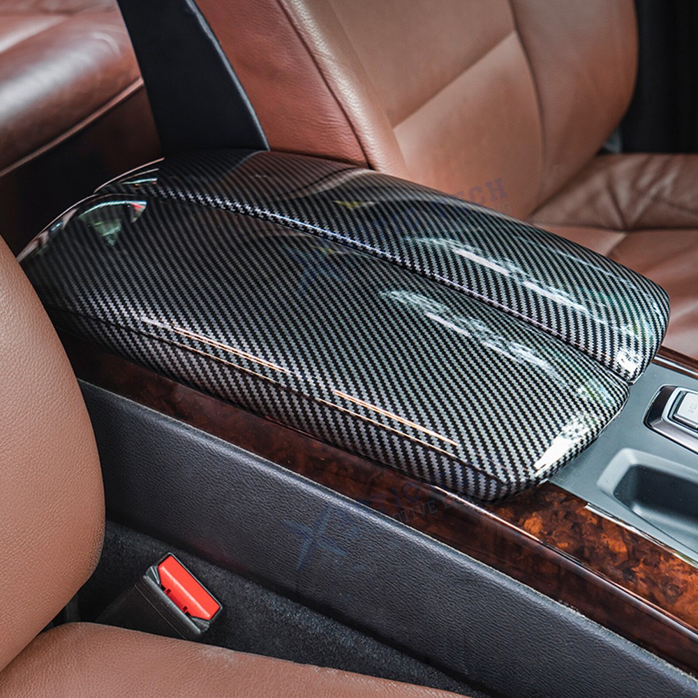 Center Console Armrest Box Cover Trim For BMW X5 E70 2007-2013/X6 E71 2008-2014