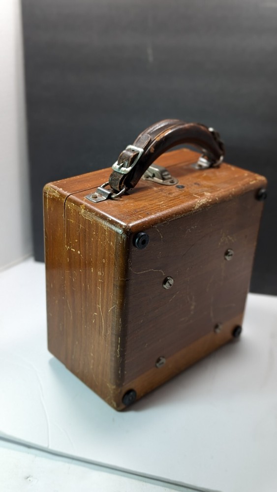Elematic Corp. Chicago High Resistance Pyrome Untested Wood Case Steampunk Style