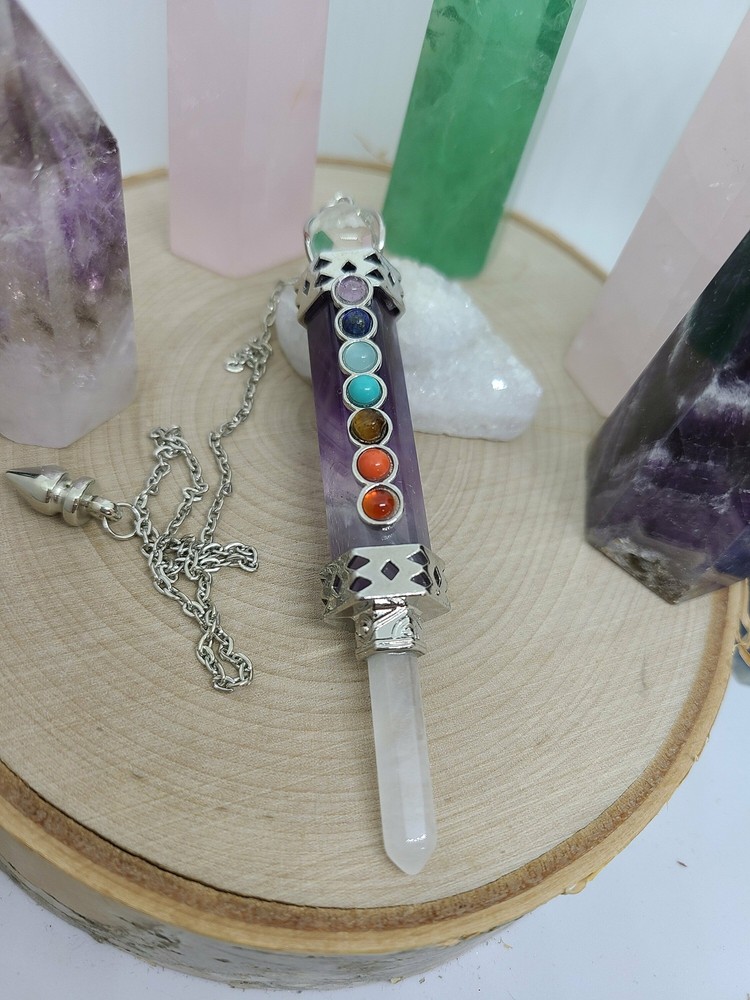 Amethyst Crystal Pendulum, Amethyst Point Pendulum, Amethyst Pendulum, Amethyst