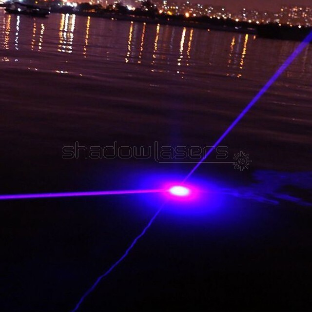 BX7 450nm Adjustable Focus Blue Laser Pointer Visible Laser Beam