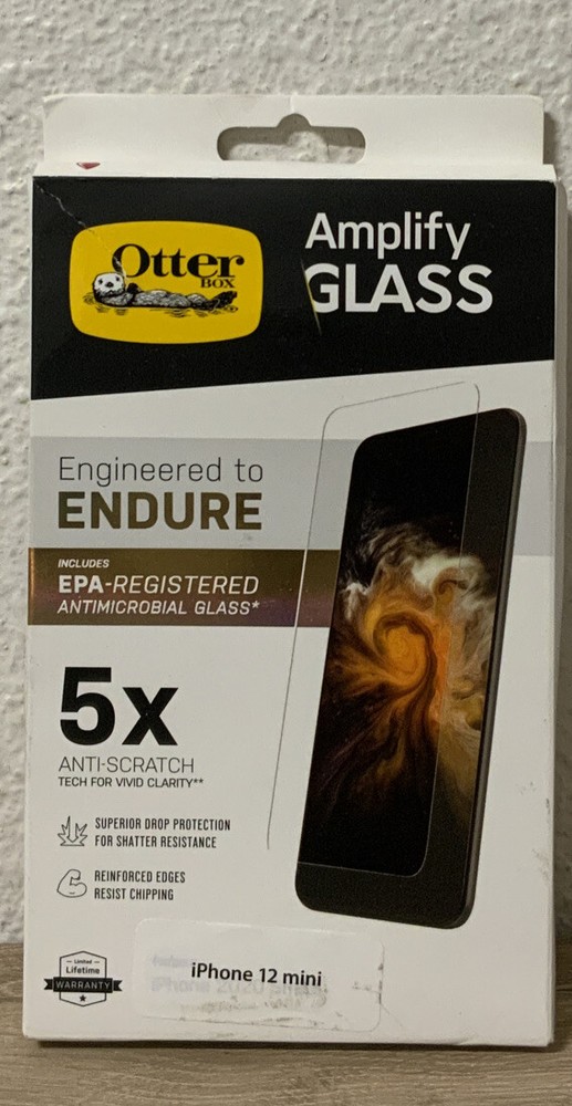 📀 OtterBox Amplify Glass Screen Protector For iPhone 12 Mini
