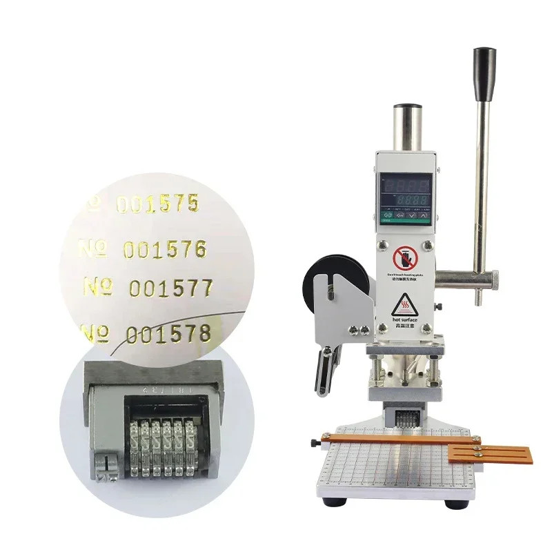 WT-90DS Manual and Automatic Code Skipping Serial Numbering Machine 220v