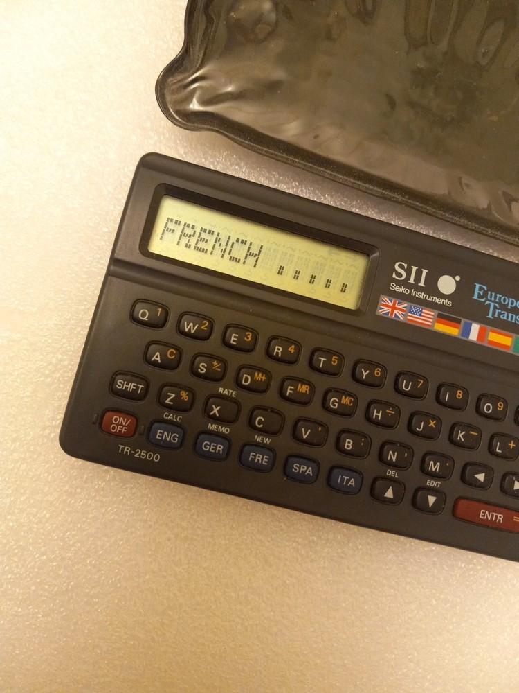 Seiko Instruments TR-2500 European Translator