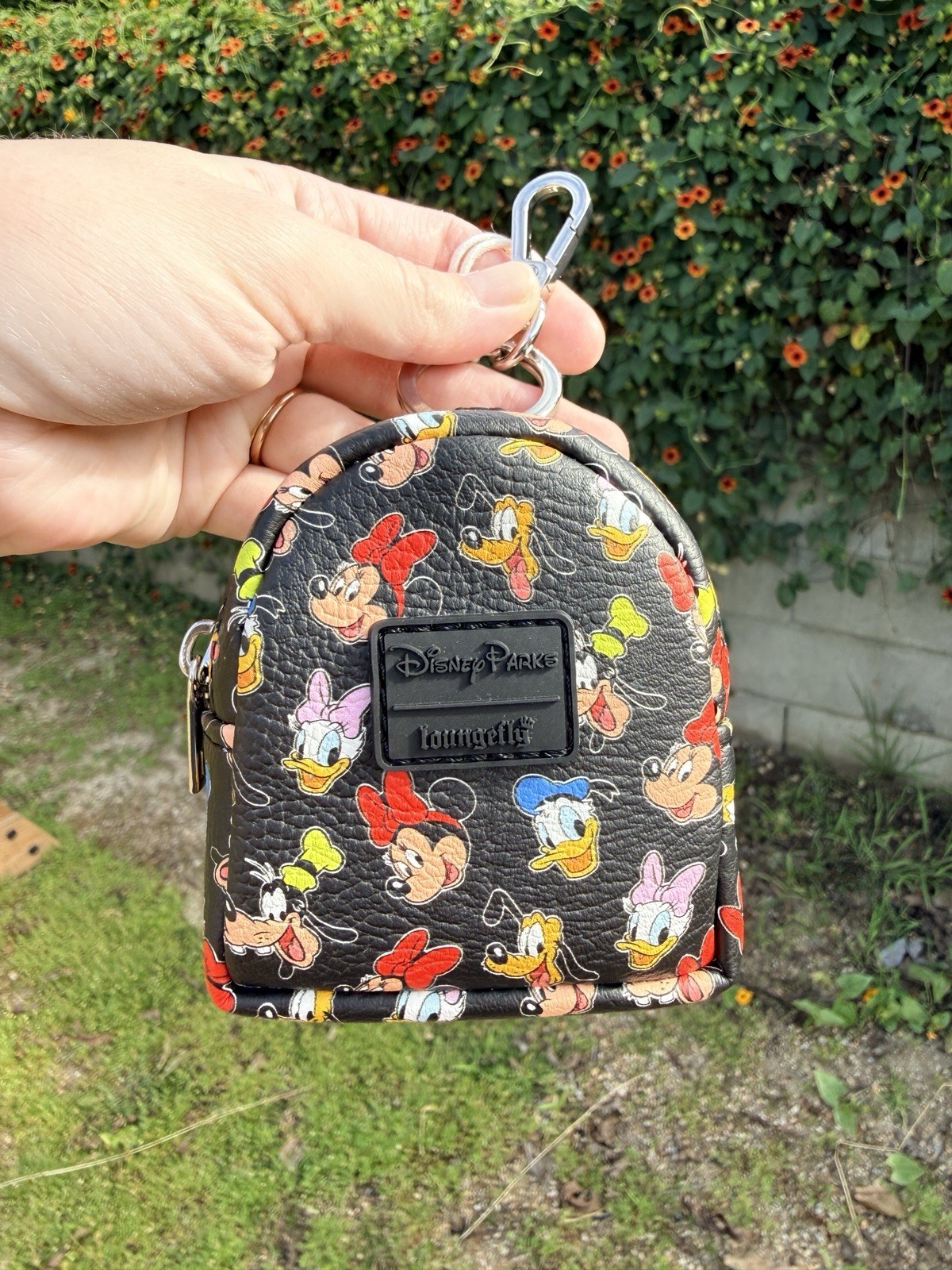 Disney Parks Loungefly 2026 Mickey & Friends Mini Backpack Keychain Bag Charm