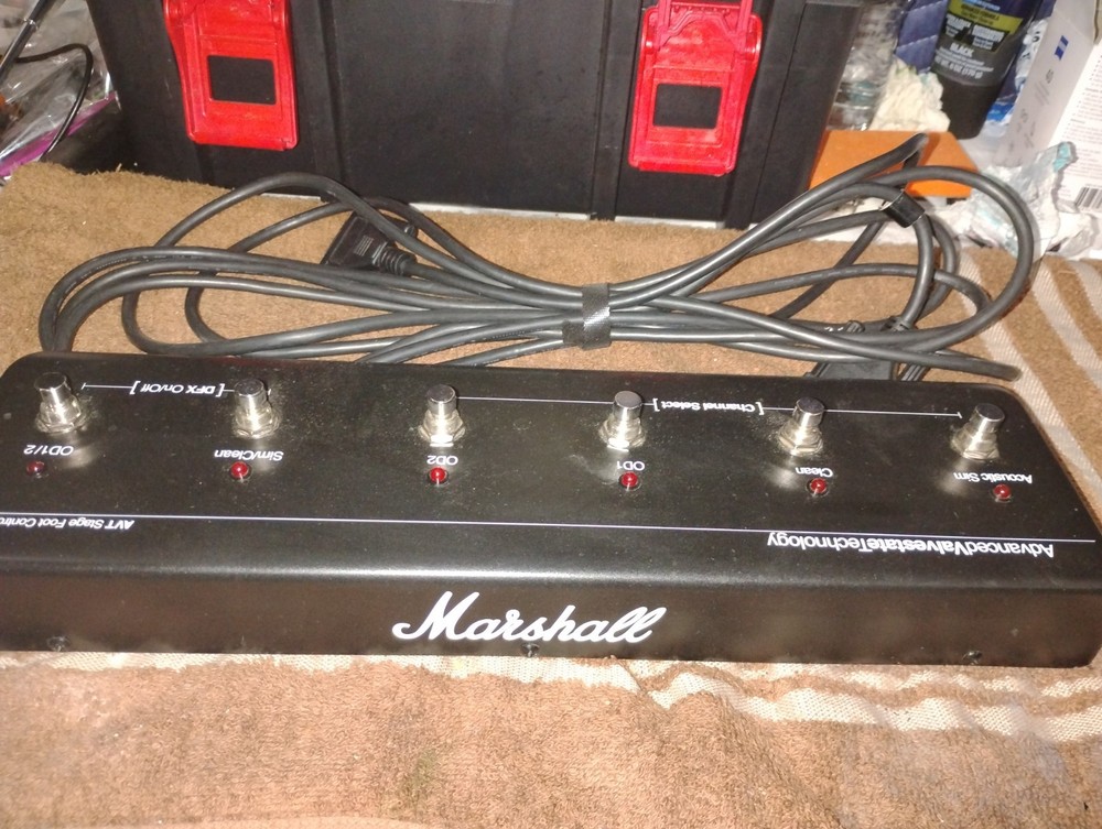 Marshall Valvestate 2000 6-Way AVT Stage Foot Controller With Cable