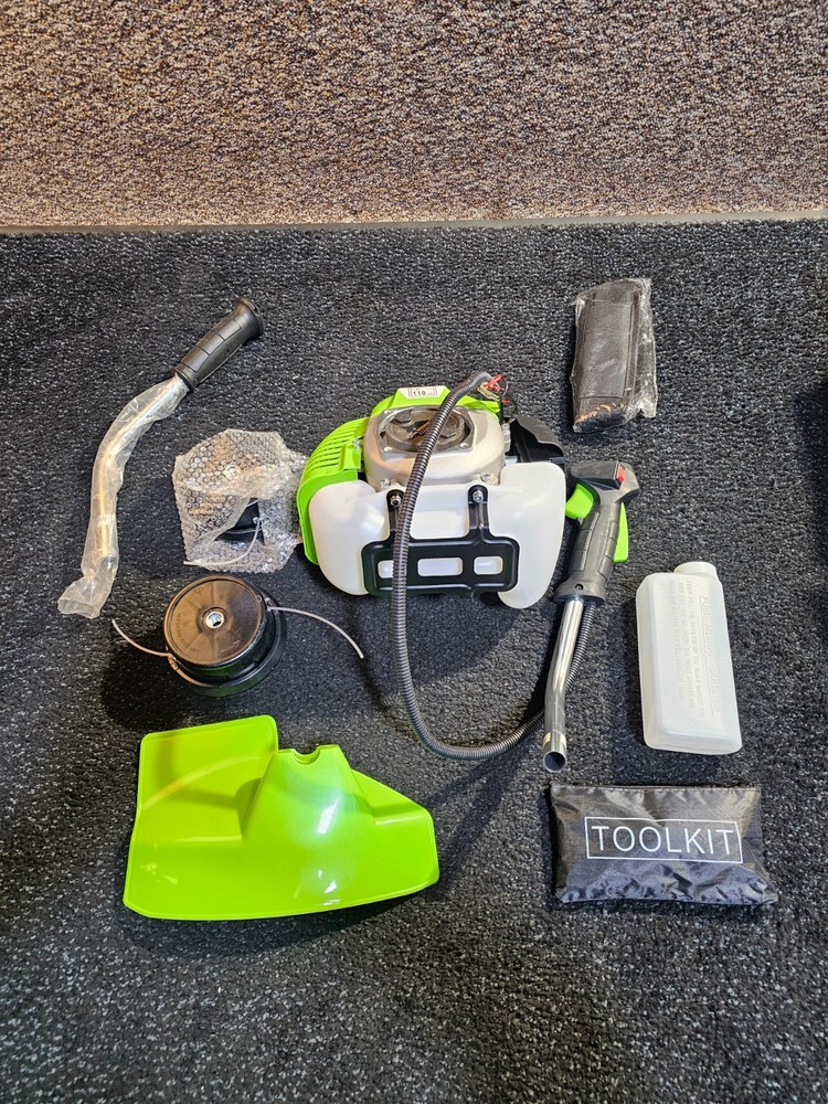 Weed Wacker Brush Cutter, Gas Powered String Trimmer AMC005111 Green