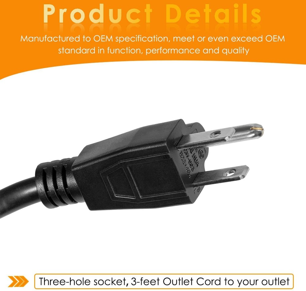 460304 Ionizer Transformer, Replacement Charging Cord Adapter with Transformer