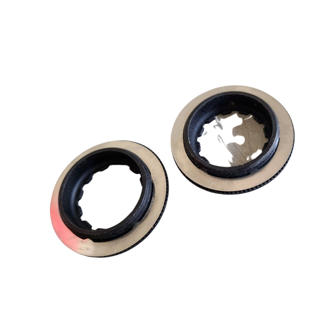 Shimano Centerlock Disc Brake Rotor Lock Ring Black MTB ROAD 2PCS MTB Fit Sram