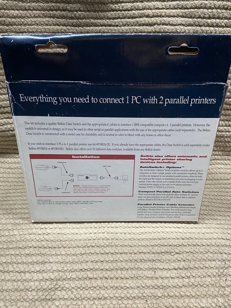 Belkin Data Transfer Switch F1B024-E