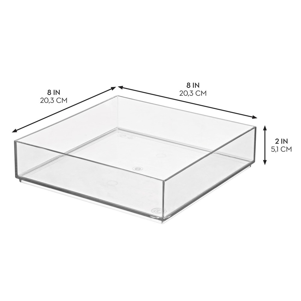 iDesign Stackable Makeup Drawer Organizer Tray - Vanity Organizer or Desk Org...