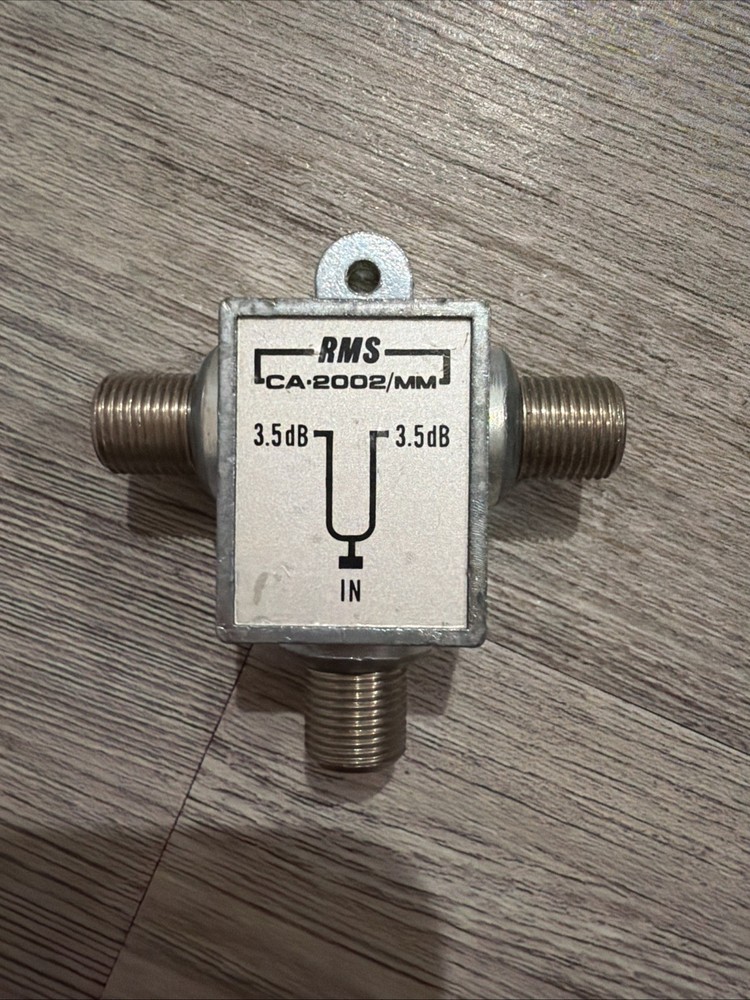 RMS CA-2002/MM 2-Way Coaxial Splitter