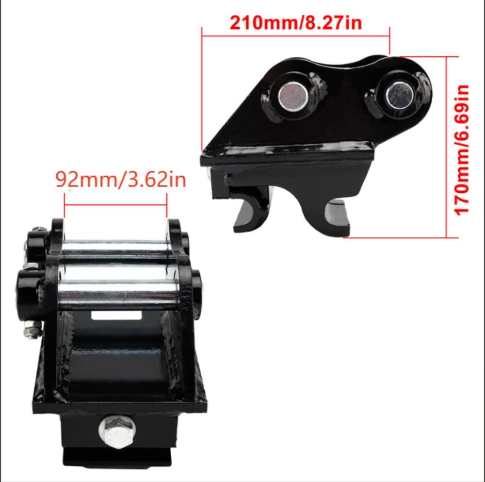 🚀Quick Hitch Coupler Attachments For Mini Excavators Excavator Attachment
