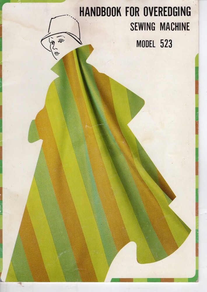 Sewing Machine Instruction Booklet Overdoing Model 523