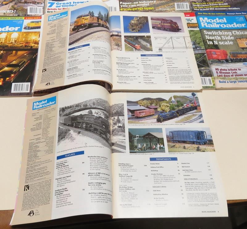 Model Railroader Magazine Complete Year 1998 - 12 Issues