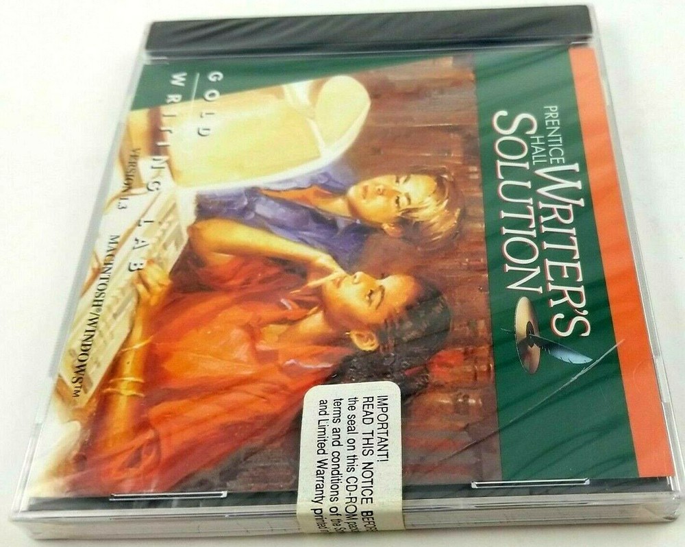 PRENTICE HALL Writer's Solution GOLD WRITING LAB (CD-ROM) New!