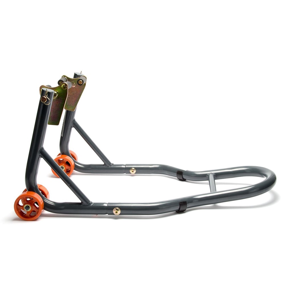 Motorcycle Front and Rear Paddock Stand with V-Adapter Combo Pack