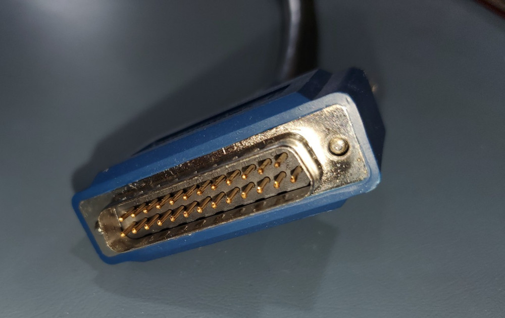 National Instruments 1 Meter I/O Cable 192568-01 (DB25M-DB25F)