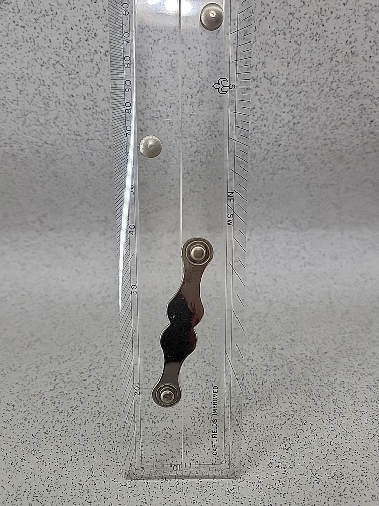 Capt Fields Improved Parallel Ruler Rule England Vintage