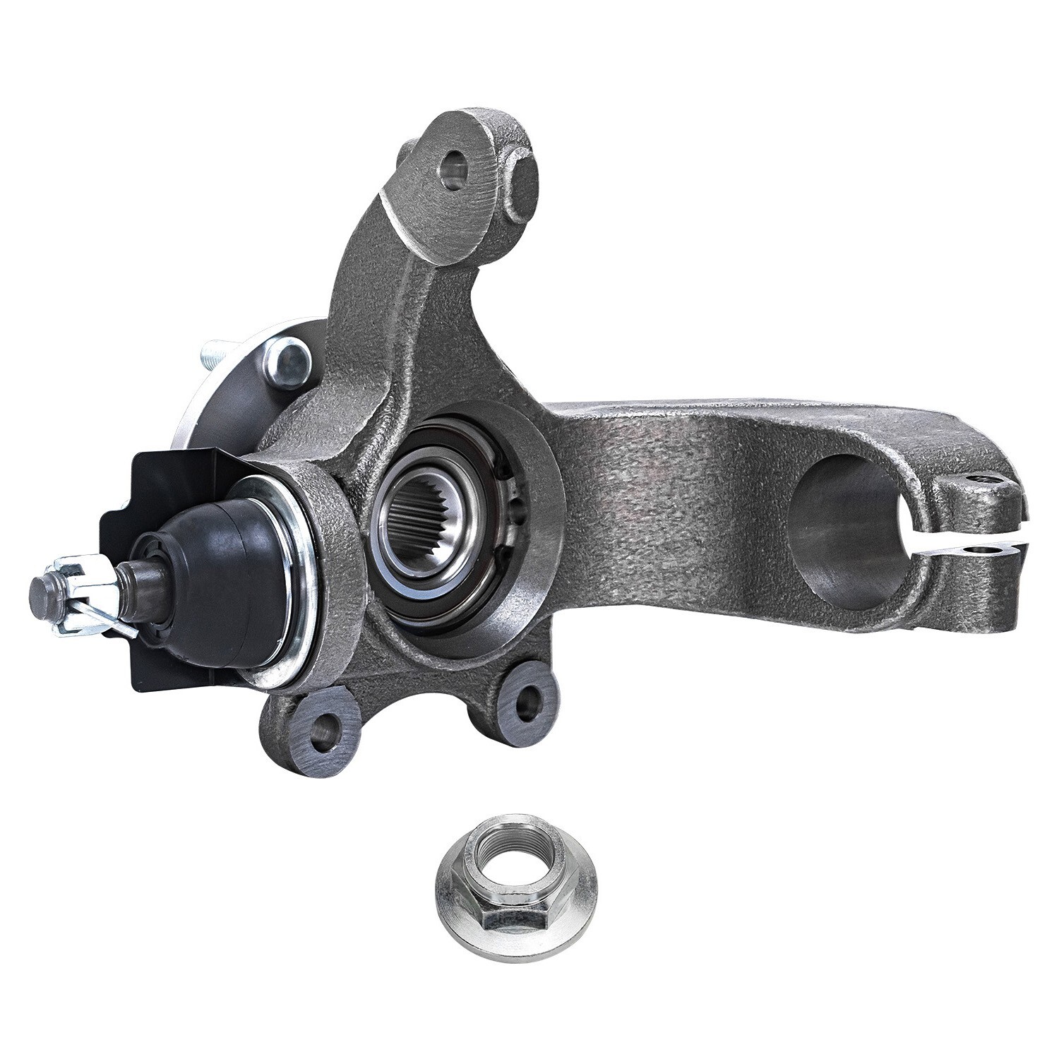 Front Steering Knuckles Wheel Hub Bearings for 2010 - 2013 Ford Transit Connect