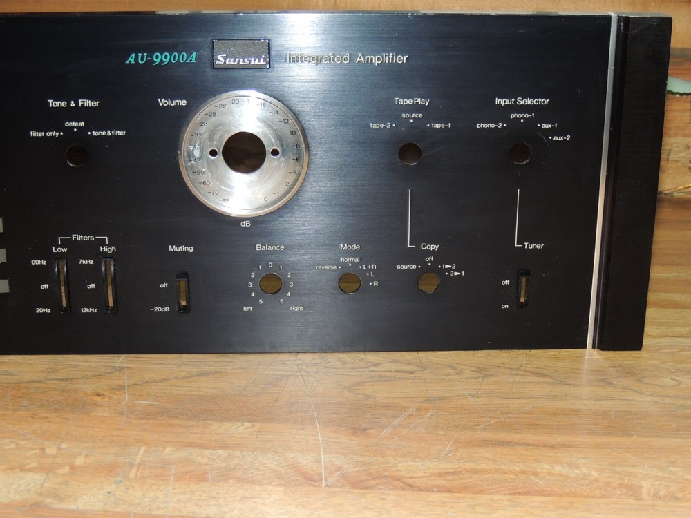 Sansui AU-9900-A Front Panel Assembly 7007482