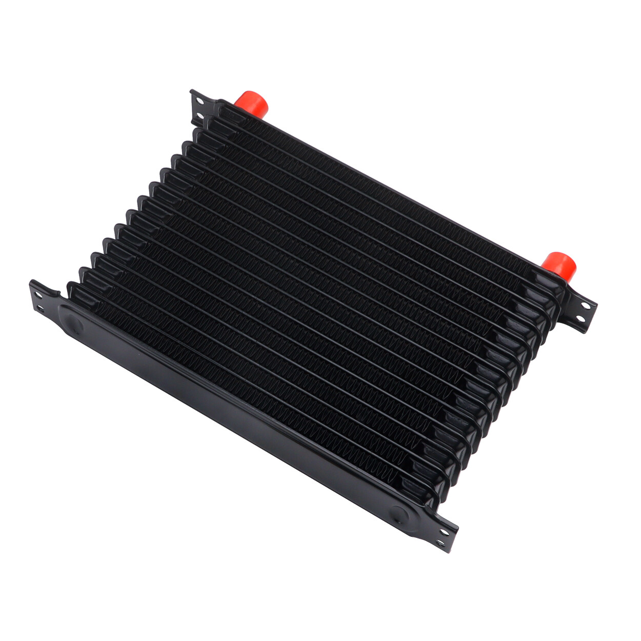 Universal Engine Transmission Oil Cooler + 15 Rows AN10 Filter Adapter Hose Kit