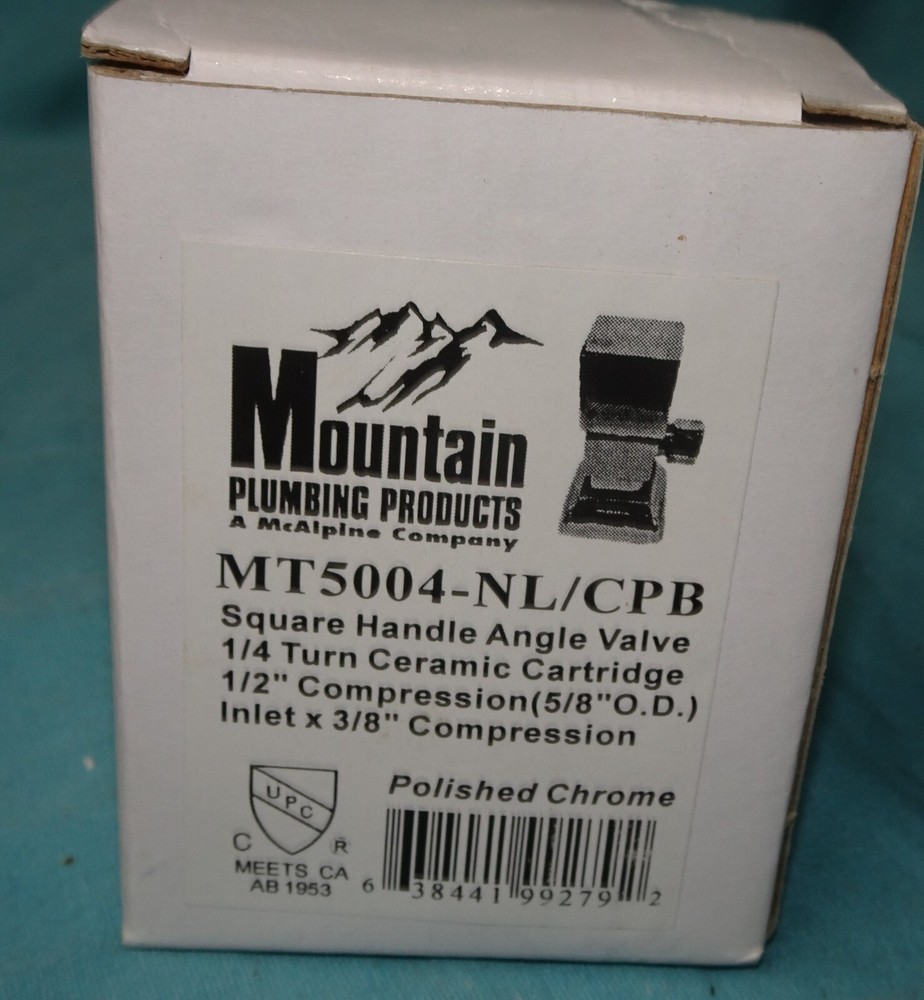 Mountain Plumbing MT5004-NL/CPB = square Handle Angle Valve