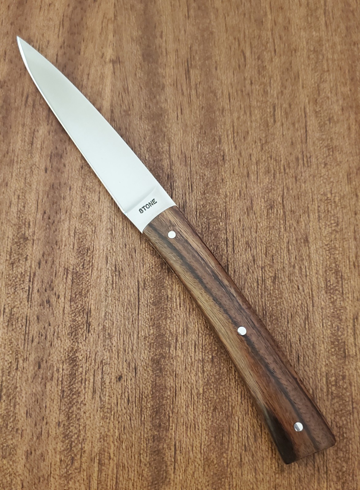 G.W. Stone Custom Handmade Small Fixed Blade EDC Knife New