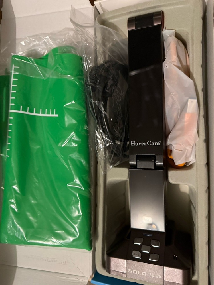 Hovercam Solo Spark USB Document Camera Scanner 8MP Resolution